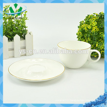 240ML white tea cup and saucer sets